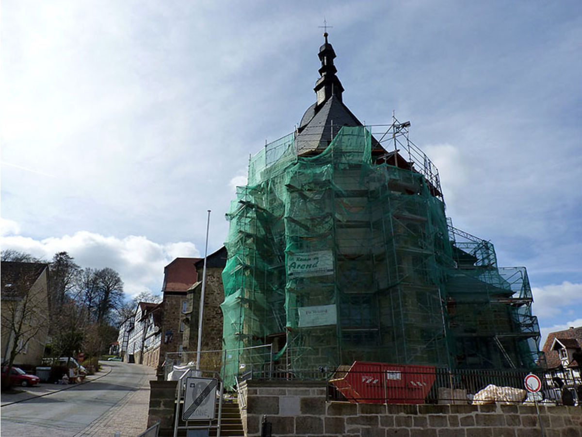 Kirchenrenovierung 2010 / 2011 (Foto: Karl-Franz Thiede)